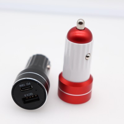 trending product 2020 pd 18W USB car charger for iphone